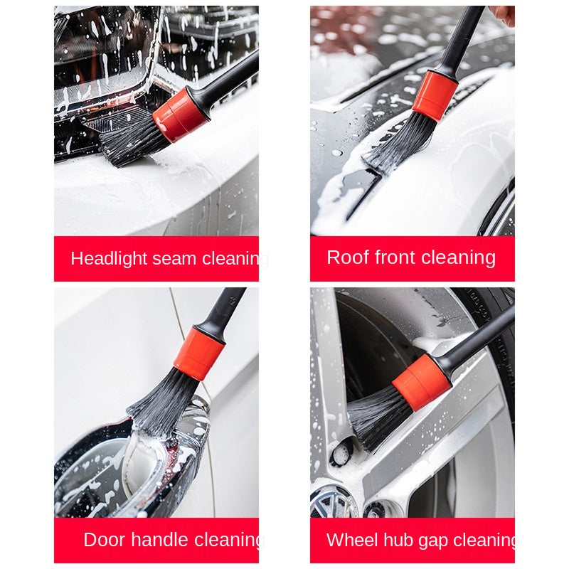 Car Detailing Brush Cleaning Set Wheel Tire Interior Exterior Leather Vent