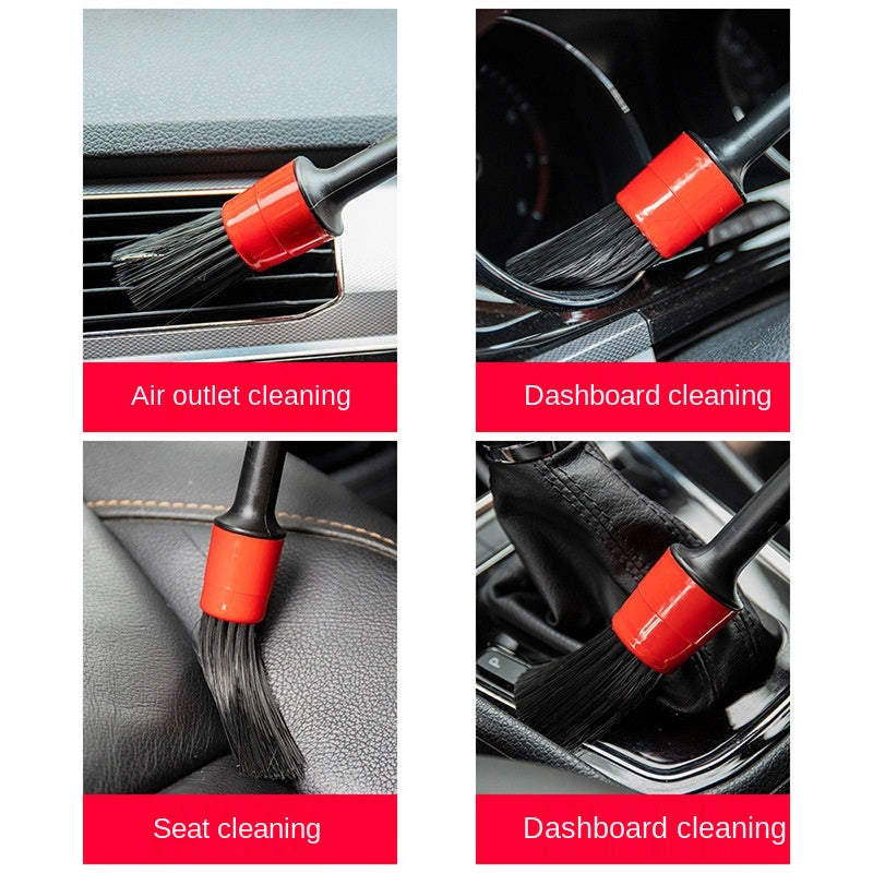 Car Detailing Brush Cleaning Set Wheel Tire Interior Exterior Leather Vent
