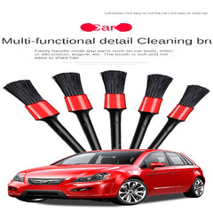 Car Detailing Brush Cleaning Set Wheel Tire Interior Exterior Leather Vent