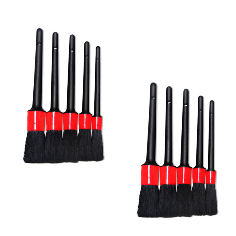 Car Detailing Brush Cleaning Set Wheel Tire Interior Exterior Leather Vent
