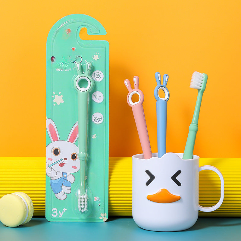 Children's Toothbrush Dinosaur Soft Hair Baby Toothbrush 3-12 Year Old