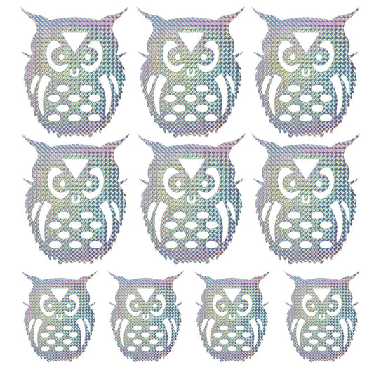 10pcs Bird Repellent Tape Reflective Scare Owl Deterrent