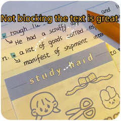 Round Transparent Dot Stickers Waterproof Convenience Marker Stickers