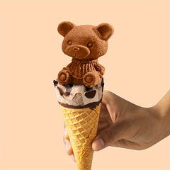 2pcs Silicone Bear Shape Ice Cube Mold - Upgrade Your Drinks!