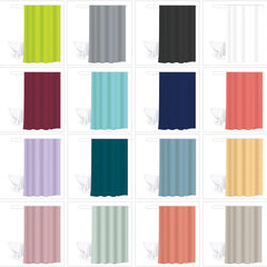 Thick Shower Curtain Waterproof Bathroom Curtain with 12 Hooks