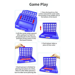Parent Child 4-Way Chess Bingo Game Chess Toys