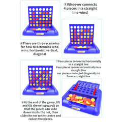 Parent Child 4-Way Chess Bingo Game Chess Toys
