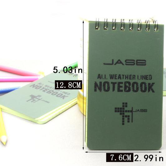 Military All Weather Notebook - Waterproof 48 Pages - Outdoors & Camping