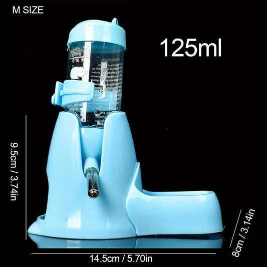 125ml Pet Waterer & Feeder for Small Animals - Easy Drinking Dispenser