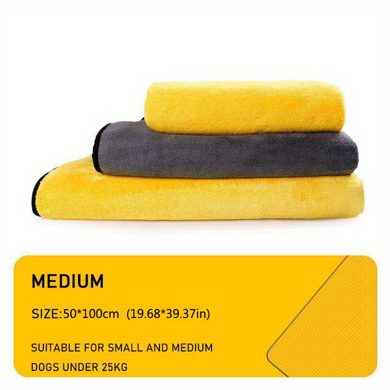 Quick Dry Dog & Cat Towel Soft Absorbent