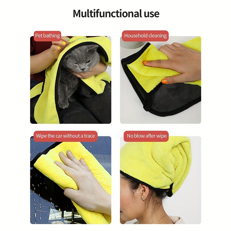 Quick Dry Dog & Cat Towel Soft Absorbent