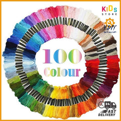 50-150pcs Mixed Sewing Thread Cross Stitch Embroidery Polyester Thread