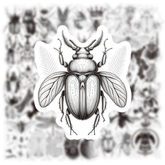 68pcs Insect Elk Waterproof Stickers Pack for DIY - Teens Girls