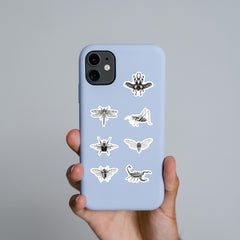68pcs Insect Elk Waterproof Stickers Pack for DIY - Teens Girls