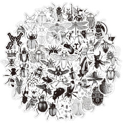 68pcs Insect Elk Waterproof Stickers Pack for DIY - Teens Girls