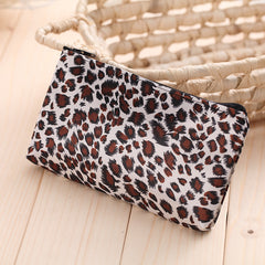 Leopard Print Makeup Bag Travel Cosmetic Pouch Toiletry Organizer