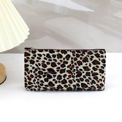 Leopard Print Makeup Bag Travel Cosmetic Pouch Toiletry Organizer