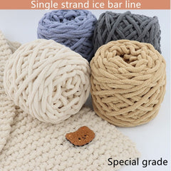 Thick Woolen Scarf Ice Strip Thread 30m Long DIY Boyfriend Gift Polyester
