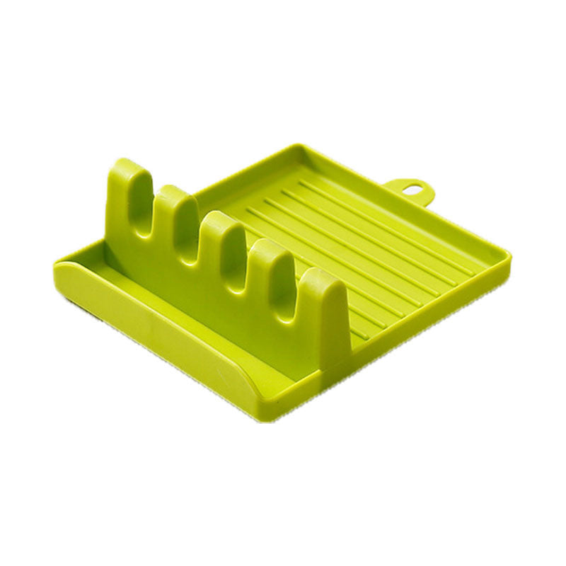 Painting Brush Rest Holder With 4 Slots Plastic Watercolor Paint Palette