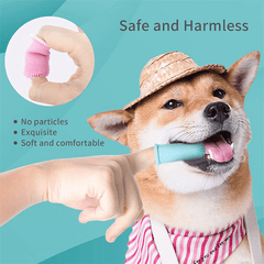 Pet Toothbrush Soft Finger Silicone Oral Cleaning Brush Dental Care