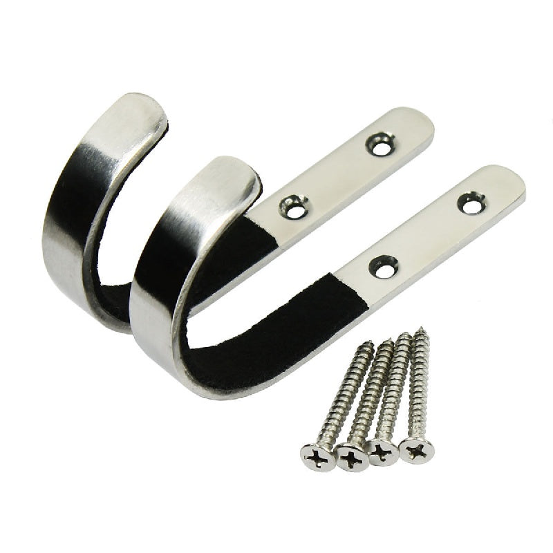 Pair Stainless Steel Wall Storage Racks Heavy Duty