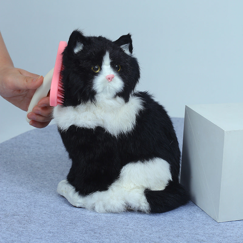Silicone Small Pet Rabbit Comb Grooming Trimmer Fur Brush