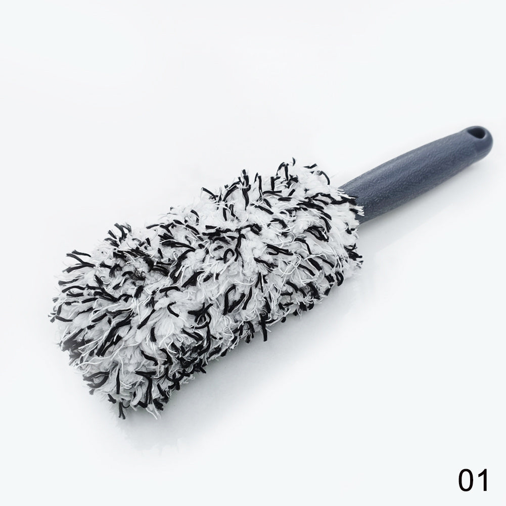 Microfiber Tire Scrubber Wheel Rim Brush Car Cleaning Tool