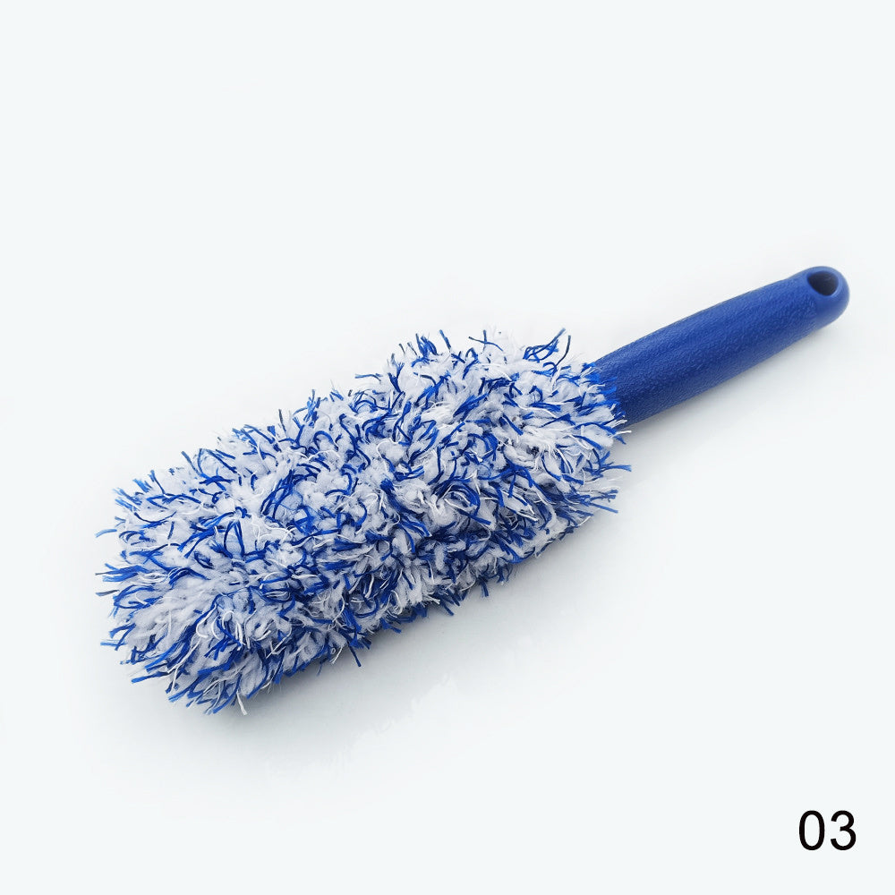 Microfiber Tire Scrubber Wheel Rim Brush Car Cleaning Tool