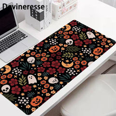 Skull Pumpkin Ghost Desk Mat Large Gaming Mousepad