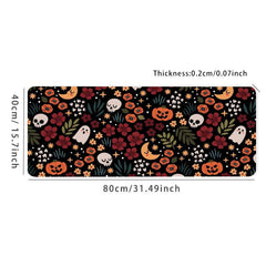 Skull Pumpkin Ghost Desk Mat Large Gaming Mousepad