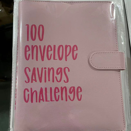 100 Envelope Challenge Couple Envelope Challenge Money Saving Book Binder