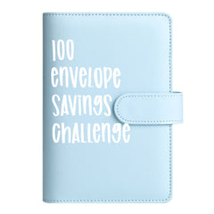 100 Envelope Challenge Binder with 25 Grid Cards & 100 Couple Challenge Notebook