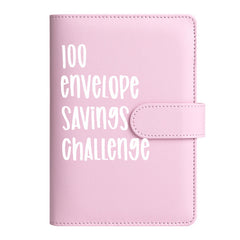 100 Envelope Challenge Binder with 25 Grid Cards & 100 Couple Challenge Notebook