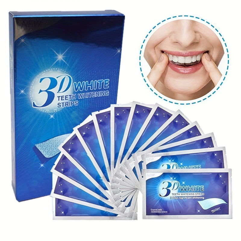 6pcs Teeth Whitening Strips Non Sensitive - Brighten Tooth Bleaching Strips