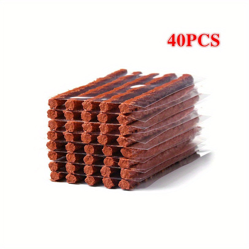 40pcs Car Tire Repair Strips motorcycle Tubeless Tyre Puncture Plug Seal Tape