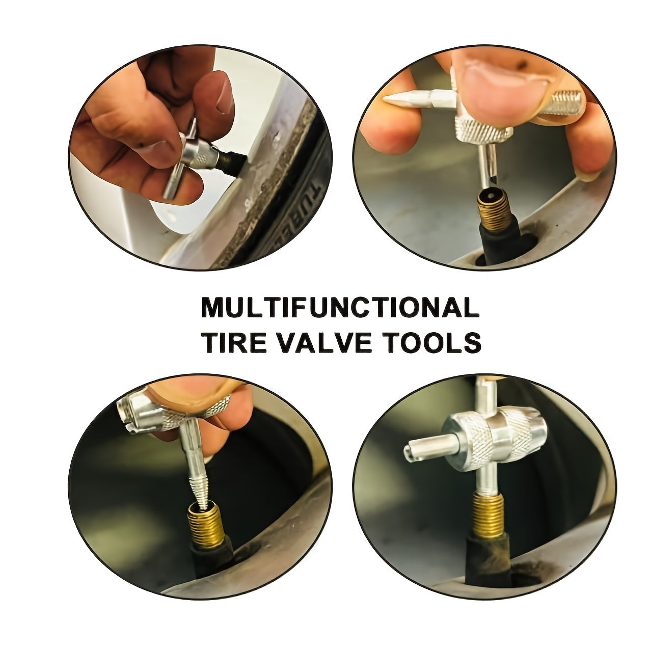 4 in 1 Valve Wrench for Tire Maintenance