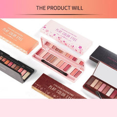 12 Colors Matte Brown Nude Eyeshadow Palette