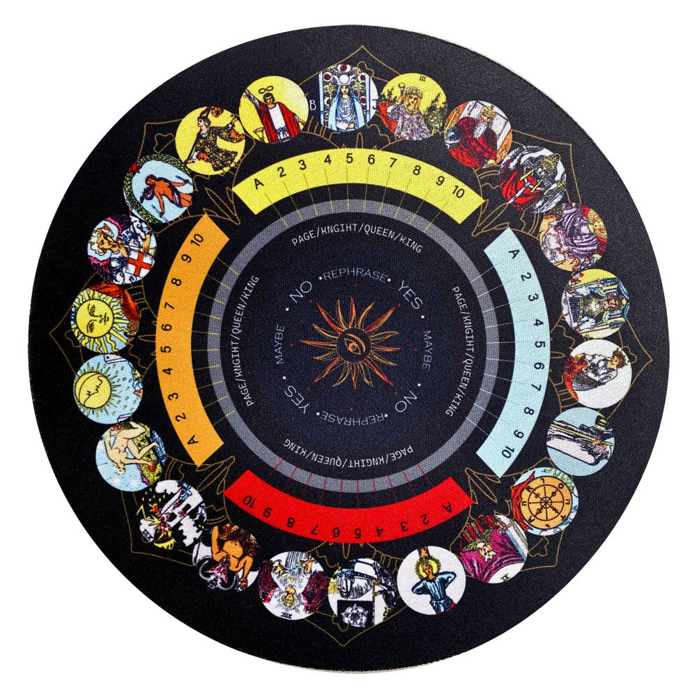 Classic Tarot Mat & Pendulum Tablecloth 8 7inch