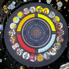 Classic Tarot Mat & Pendulum Tablecloth 8 7inch