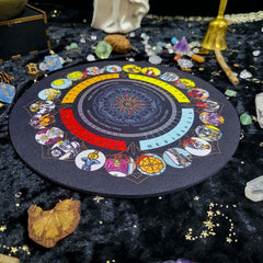 Classic Tarot Mat & Pendulum Tablecloth 8 7inch