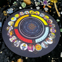 Classic Tarot Mat & Pendulum Tablecloth 8 7inch