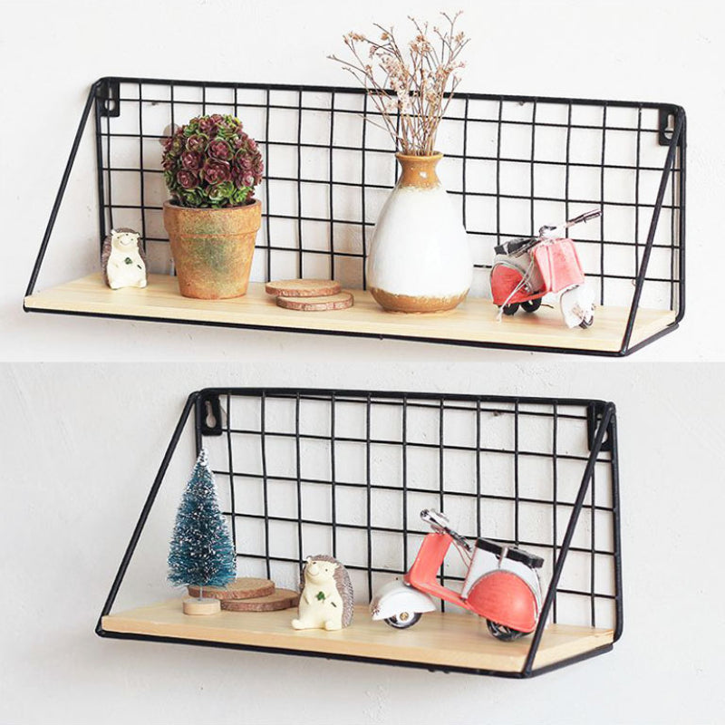 Iron Mesh Storage Rack Kitchen Bathroom Partition Storage Decoration Rack