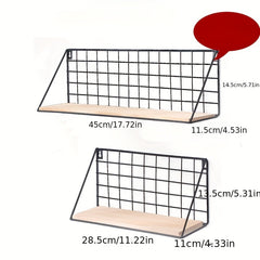 Iron Mesh Storage Rack Kitchen Bathroom Partition Storage Decoration Rack