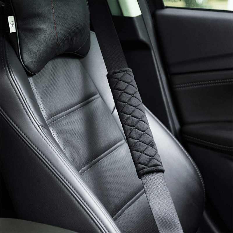 Plush Car Seat Belt Shoulder Cover Comfortable Safety Protection