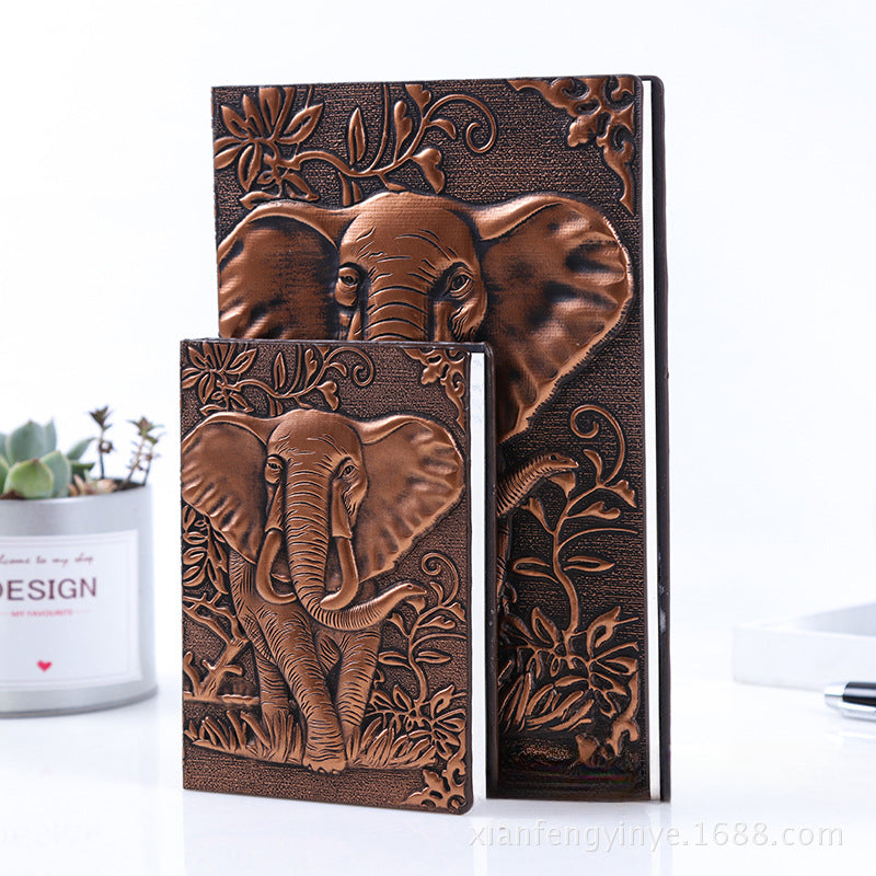 European Embossed Vintage Notebook PU Tourist Souvenir Gift