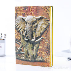 European Embossed Vintage Notebook PU Tourist Souvenir Gift