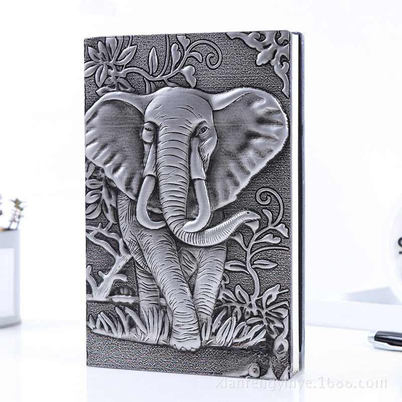 European Embossed Vintage Notebook PU Tourist Souvenir Gift
