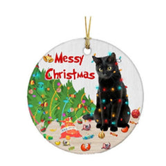 Cat Hanging Christmas Ornament Party Decoration