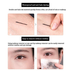 Waterproof Liquid Eyeliner Pencil Fast Drying Smudge Proof