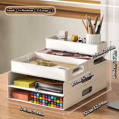 Desktop Storage Box Office Folder A4 Paper Debris Sorting Rack